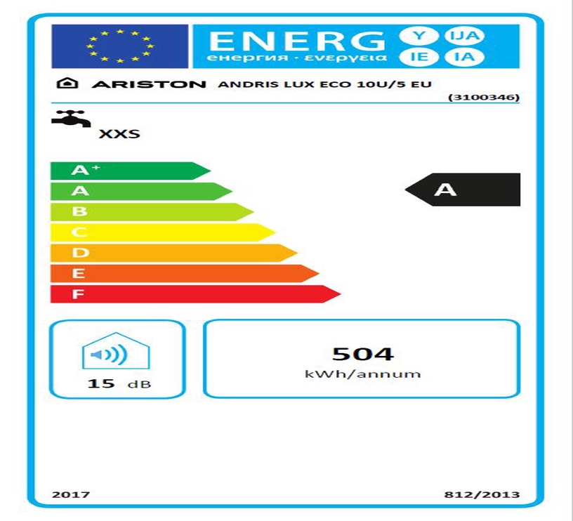 Водонагреватель Ariston Andris Lux Eco 10U, 10 л