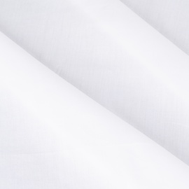 Voodilina Domoletti Satin, valge, 140x200 cm, kummiga