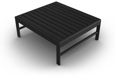 Lauko stalas Calme Jardin Hawai, juodas, 80 cm x 70 cm x 30 cm