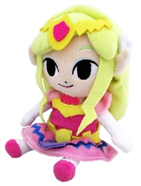 Mīkstā rotaļlieta Nintendo Princess Zelda, rozā, 17 cm
