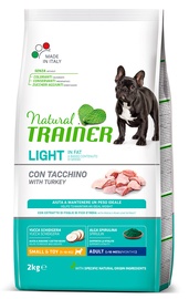 Sausā suņu barība Natural Trainer Light In Fat Turkey, tītara gaļa, 2 kg