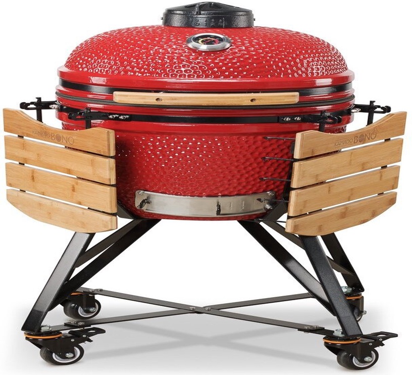 Grils Kamado Bono Media, sarkana, 52 cm