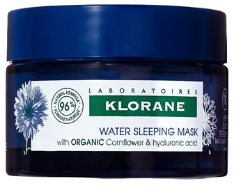 Маска для лица для женщин Klorane Water Sleeping, 50 мл