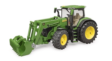 Игрушечный трактор Bruder John Deere 7R 350 03151, зеленый