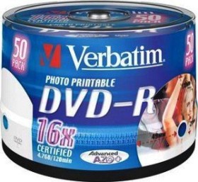 Комплект дисков Verbatim, 4.7 GB, 50шт.