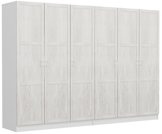 Гардероб Kalune Design Kale 3834, белый, 52 см x 270 см x 210 см