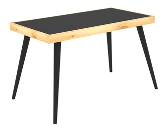 Galds Kalune Design DKRZ-ASR-31, melna/valriekstu