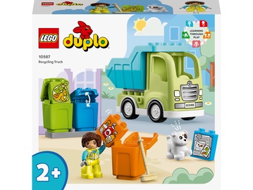 Konstruktors LEGO® DUPLO® Atkritumu pārstrādes auto 10987, 15 gab.