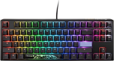 Klaviatūra Ducky One 3 Classic One 3 Classic TKL Cherry MX SPEED RGB Silver Angļu (US), melna