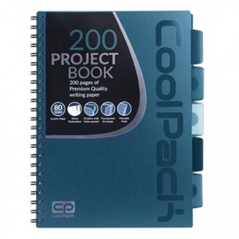 Märkmik CoolPack Spiral Note Book 94009CP, ruuduline, A5, 200 lehte