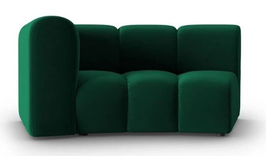 Элемент модульного дивана Micadoni Home Lupine Velvet, зеленый, левый, 171 x 87 см x 70 см