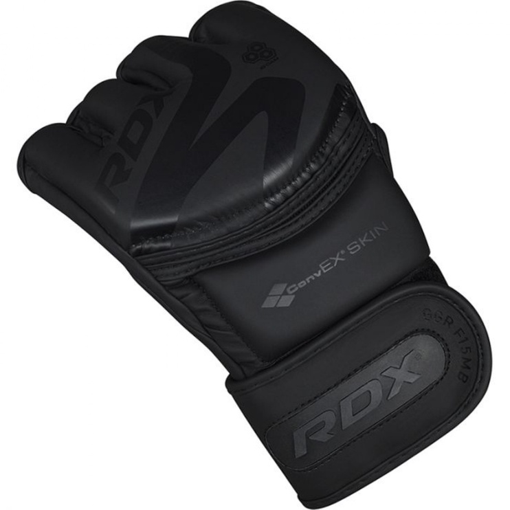 Перчатки для ММА RDX F15 GGR-F15MB-S, черный, S