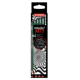 Графитовый карандаш Stabilo Othello ARTY, 2B/3B/4B, 6 шт.
