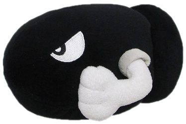 Mīkstā rotaļlieta Nintendo Peluche Serie 6 Bullet Bill, melna, 13 cm