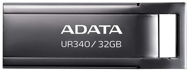 USB zibatmiņa A-Data UR340, pelēka, 32 GB