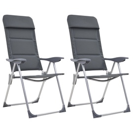 Складной стул VLX Camping, серый