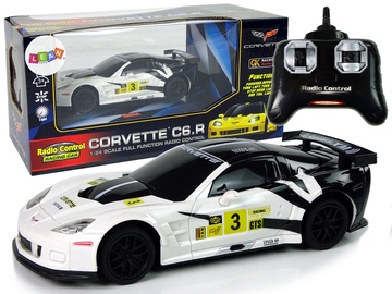 Žaislinis automobilis Lean Toys Corvette C6.R, 18 cm, 1:24