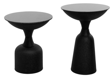 Журнальные столики Kalune Design Table Set 1007-3, черный, 42 см x 42 см x 56 см