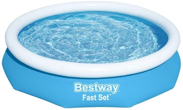 Бассейн надувной Bestway Fast Set 57458, синий, 305 x 66 см, 3200 л