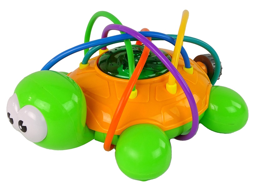 Mängu purskkaev Lean Toys Turtle Spinning Sprinkler, roheline/oranž