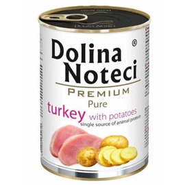 Mitrā barība (konservi) suņiem Dolina Noteci & Piper, tītara gaļa, 0.8 kg