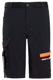 Рабочие шорты мужские North Ways Horn 1423, черный/oранжевый, полиэстер, 52 размер