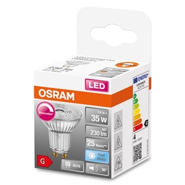 Лампочка Osram LED, Erimõõduline, белый, GU10, 3.7 Вт, 230 лм