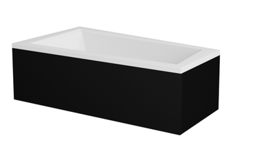 Ванна, угловые Besco Intima, 150 см x 85 см x 55.5 см, левосторонняя