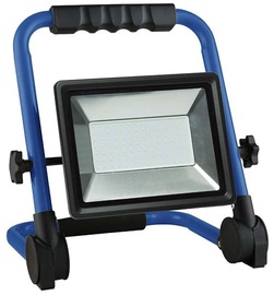 Prožektors AS-Schwabe Optiline, 100 W, 9000 lm, 4000 °K, IP65, zila/melna