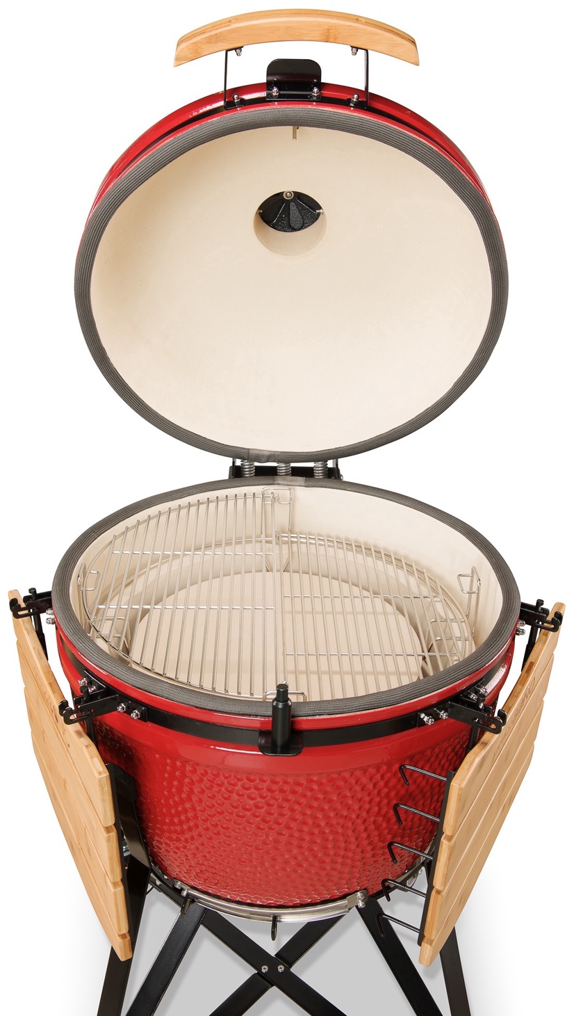 Grill Kamado Bono Grande, punane, 59 cm