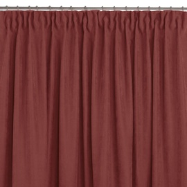 Nakts aizkari Homede Milana, sarkana, 220 cm x 270 cm