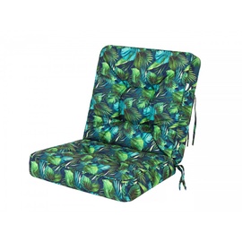 Подушка для стула Hobbygarden Venus V06NLI13, синий/зеленый, 110 x 60 см
