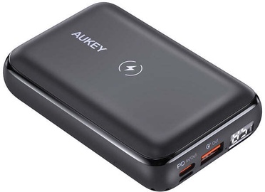 Akupank Aukey Basix Pro Mini Wireless PB-WL01S, 10000 mAh, hall