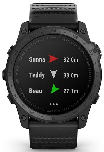 Viedais pulkstenis Garmin Tactix 7 Standard 010-02704-01, melna