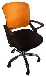 Офисный стул MN A1045, 48 x 48 x 90 см, черный/oранжевый