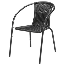 Dārza krēsls Bistro, melna, 60 cm x 52 cm x 73 cm