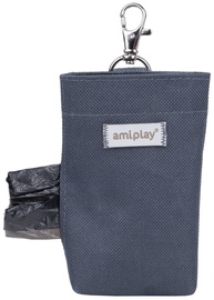 Suņu ekskrementu maisiņu soma Amiplay Samba, pelēka
