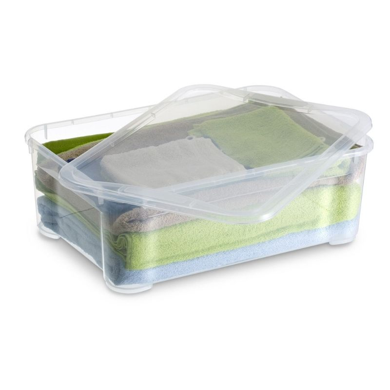 Kaanega hoiukarp, esemete hoidmiseks Curver T Box, 32 l, läbipaistev, 55.5 x 39 x 19 cm, l