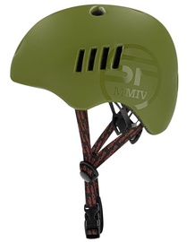 Skrituļslidotāja ķivere Spokey Pumptrack, 48-54 cm, zaļa