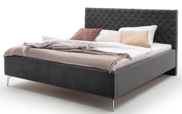 Кровать LA Maison, 160 x 200 cm, хромовый/антрацитовый, с решеткой