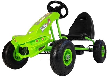 Педальные машин Lean Toys Gokart A-18, зеленый