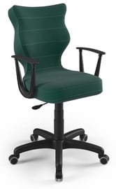 Детский стул Norm MT03 Size 6, 40 x 42.5 x 89.5 - 102.5 см, черный/темно-зеленый