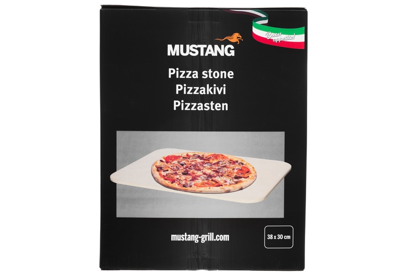 Pitsakivi Mustang Pizza Stone 612092, 38 cm x 30 cm x 0.8 cm