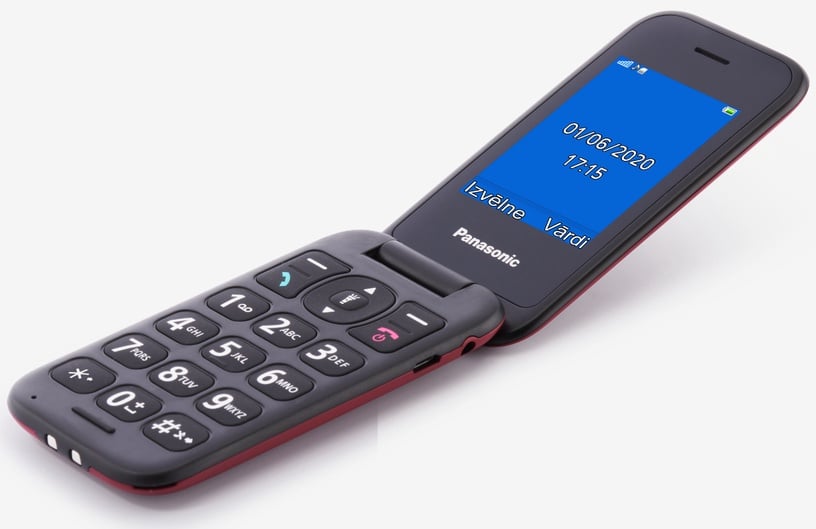 Mobilais telefons Panasonic KX-TU400EXC, sarkana, 64MB/64MB