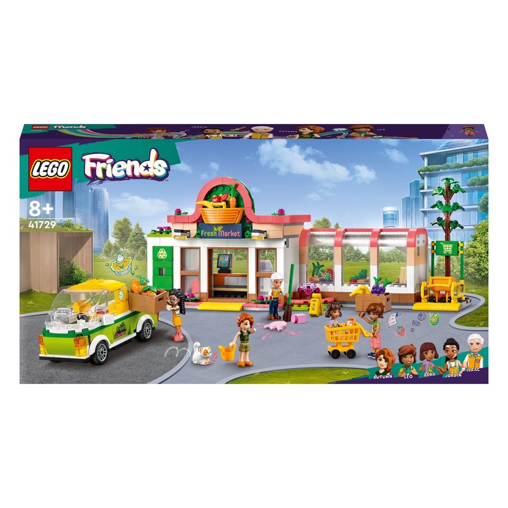 Konstruktors LEGO® Friends Ekoloģiskās pārtikas veikals 41729, 830 gab.