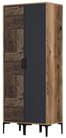 Spinta Kalune Design Kumsal PS, riešuto/antracito, 47.5 cm x 80 cm x 201.4 cm