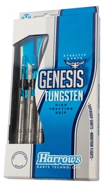 Дротики Harrows Genesis Tungsten 21g, синий/серебристый, 3 шт