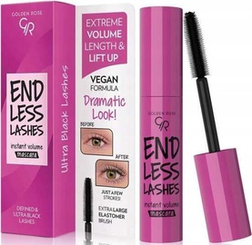 Skropstu tuša Golden Rose Endless Lashes, Black, 13 ml
