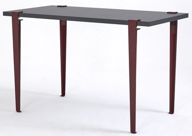 Galds Kalune Design Eridanos, antracīta/bordo