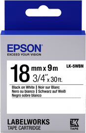 Kleebisprinteri lint Epson LK-5WBN, 9000 cm